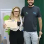 Entrega de certificado do curso Elite Educacional